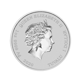 2020 James Bond 007 $1 Tuvalu 1oz Silver Coin