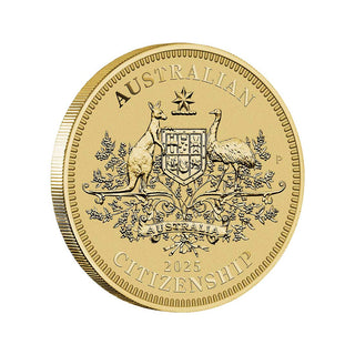 Australian Citizenship 2025 $1 Coin in Card