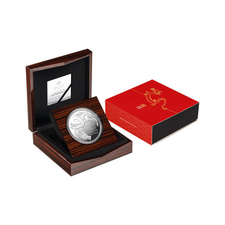 2024 $30 1kg Silver Proof Coin - Lunar Year of The Dragon