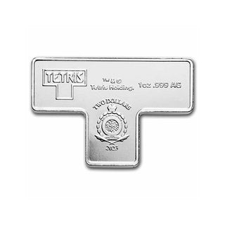 2023 Tetris™ 1 oz Silver $2, 7-Coin Tetrimino Block Shapes