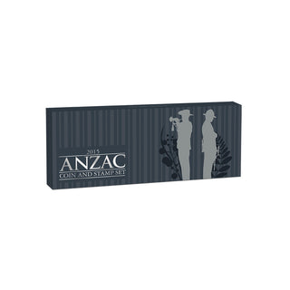 2015 ANZAC Centenary 1/2oz (2oz Total) Silver Coin and Stamp Set