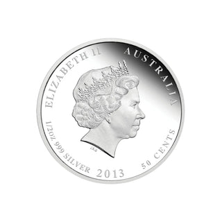 2013 Birds of Australia - Budgerigar 1/2oz Silver Proof