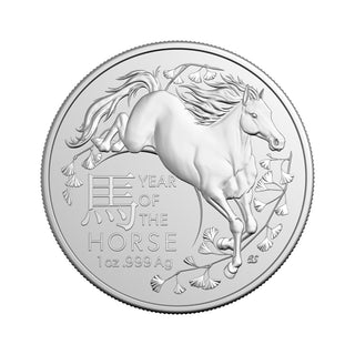 2026 $1 1oz Silver Bullion Coin - Lunar Series - Year of the Horse RAM