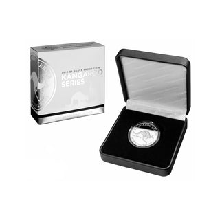 2013 $1 Silver Proof Coin Kangaroo Series 20th Anniversary Edition