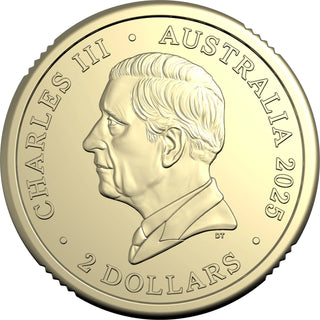 2025 Men's Australian Open $2 Coloured Coin