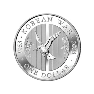 2003 End Of The Korean War Fine Silver Proof $1