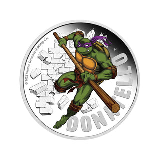 Teenage Mutant Ninja Turtles – Donatello 1oz Silver Proof Coloured Coin