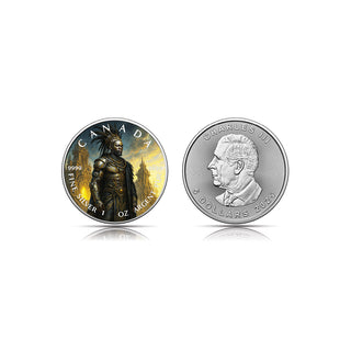 2025 The King of Emberfall 9999 Silver Colored Coin