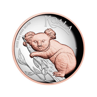 Australian Koala 2025 5oz Silver Proof High Relief Gilded Coin