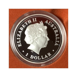 2002 Silver Kookaburra 1oz Silver Proof Coin Issue