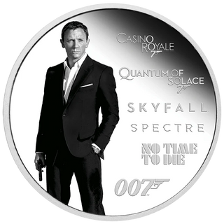 James Bond Legacy Series – 5th Issue 2024 1oz Silver Proof Coloured Coin