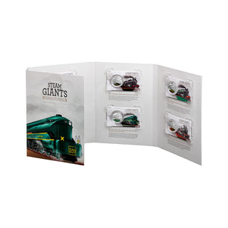 2025 50c Coloured Uncirculated Seven-Coin Collection - Steam Giants