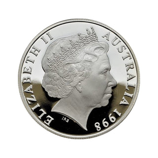 1998 $10 Silver Endangered Species - Northern Hairy-Nosed Wombat