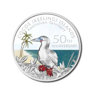 2005 Cocos (Keeling) Islands 50th Anniversary 1oz Silver Coin