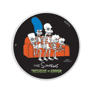 2022 The Simpsons Treehouse of Horror 1oz Silver Coloured