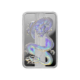 2024 50g Pamp Suisse Lunar Series - Hologram Dragon .9999 Silver Bar
