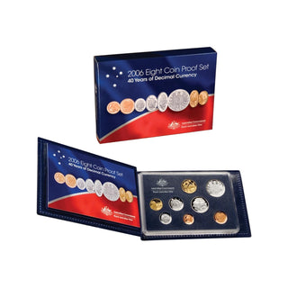 2006 Proof Year Set 40 Years Of Decimal Currency