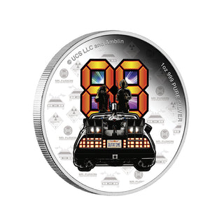 2025 Back to the Future 40th Anniversary $2 1oz Silver Proof Coin