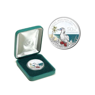 2005 Cocos (Keeling) Islands 50th Anniversary 1oz Silver Coin