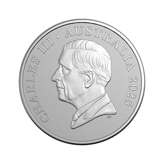 2025 $1 1 oz Fine Silver Frosted Uncirculated Coin - Kangaroo Series
