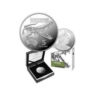2020 $5 Inside Australia’s Most Dangerous – Saltwater Crocodile Silver Proof Coin