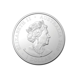 2020 $1 Star Dreaming - Emu in the Sky Frosted Uncirculated 1/2oz Silver Coin