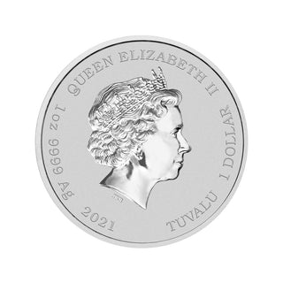 2021 The Simpson Family $1 Tuvalu 1oz Silver Coin