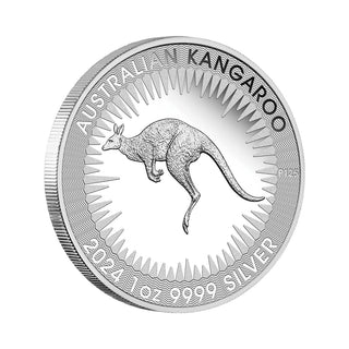 Australian Kangaroo King Charles III Obverse First Issue 2024 1oz Silver Proof Coin