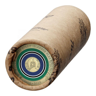 2025 RAM Roll $2 Coloured Coin - 30th Ann. Of The Torres Strait Islander Flag