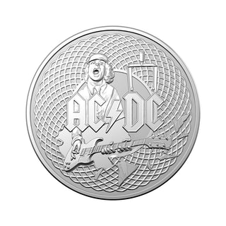 2023 AC/DC $1 Silver Frosted Coin