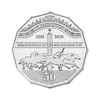 2010 150th Running Of The Melbourne Cup Uncirculated 50c