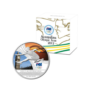 2012 Australian Olympic Team 1oz Silver Proof Coin