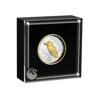 2025 Australian Kookaburra 2oz Silver Proof High Relief Gilded Coin
