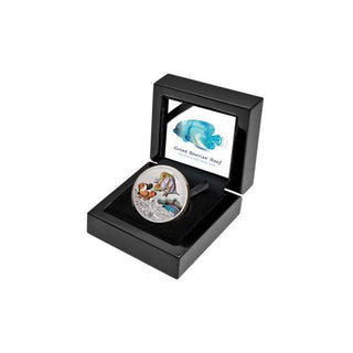 2022 Niue Great Barrier Reef $2 Coloured 1oz Silver Coin with Pearl