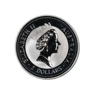 1996 2oz Silver $2 Kookaburra Ducat Privy Mark