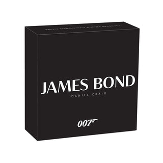 James Bond Daniel Craig 2024 1oz Silver Proof Coloured Coin