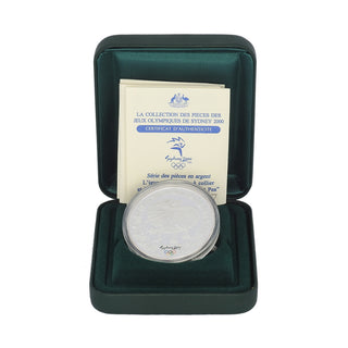 2000 Olympic Lizard $5 Silver Proof