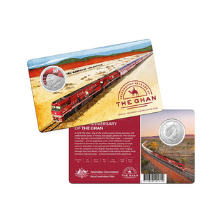 2019 90th Anniversary of the Ghan 50c Coloured