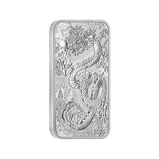 2024 Dragon Rectangular 1oz Silver Bullion