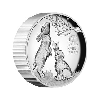 2023 Year of the Rabbit 5oz Silver Proof High Relief