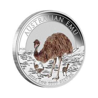 Australian Emu 2024 1oz Silver Coloured Coin