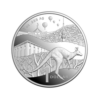 2025 $1 1 oz Fine Silver Proof Coin - Kangaroo Series