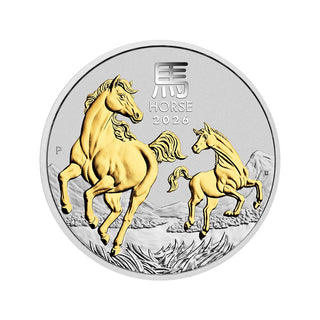 2026 Australian Lunar Series III Year of the Horse 1oz Silver Trio