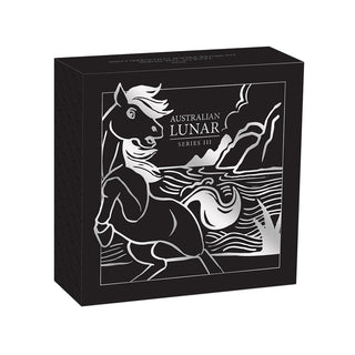 2026 Year of the Horse 1oz Silver Proof Coloured Coin Lunar Series III
