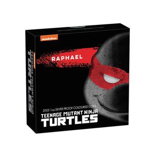 Teenage Mutant Ninja Turtles – Raphael 2025 1oz Silver Proof Coloured Coin