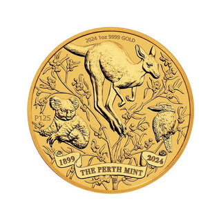 The Perth Mint's 125th Anniversary 2024 1oz Gold Bullion Coin