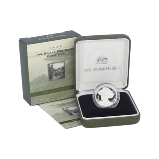 1999 The Last Anzacs $1 Silver Proof