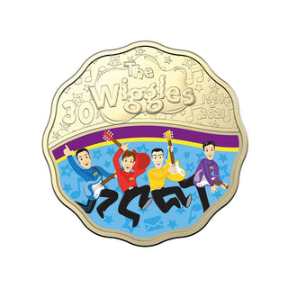 2021 30 Years of the Wiggles 30c Coloured Two Coin Set