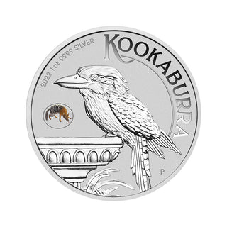 2022 Kookaburra 1oz Silver With Numbat Privy Mark Perth ANDA