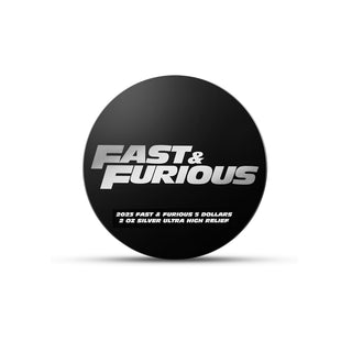 2023 Fast & Furious $5 2oz Silver Ultra High Relief